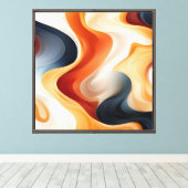 Abstrakte Leinwand (Insitu (Holzboden))