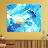 Abstrakte Leinwand (Insitu (Wohnzimmer))