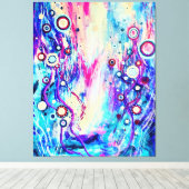 Abstrakte Leinwand Art (Insitu (Holzboden))