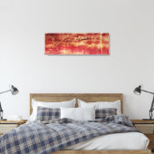Abstrakte Leinwand der roten und goldenen Landscha (Insitu (Schlafzimmer))