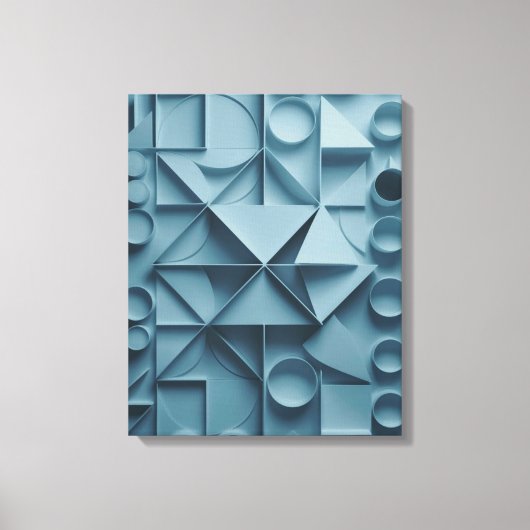Abstrakte Leinwand für ruhige Geometrie (Vorderseite)