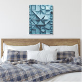 Abstrakte Leinwand für ruhige Geometrie (Insitu (Schlafzimmer))