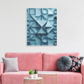 Abstrakte Leinwand für ruhige Geometrie (Insitu (Wohnzimmer))