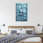 Abstrakte Leinwand für ruhige Geometrie (Insitu (Schlafzimmer))