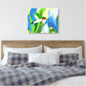 Abstrakte Leinwand Hummingbird (Insitu (Schlafzimmer))