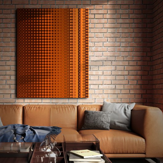 Abstrakte Leinwand in Verbindung setzen