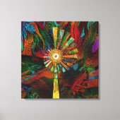 Abstrakte Leinwand Kunst (Vorderseite)