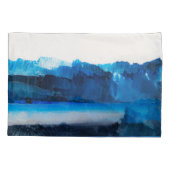 Abstrakte Leinwand: Moderne Kunsttextur. Kissenbezug (Rückseite)