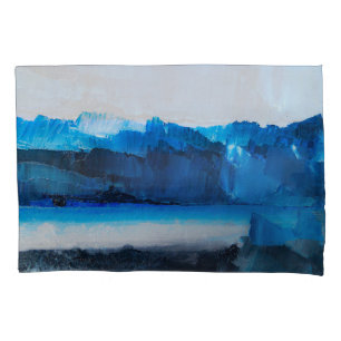 Abstrakte Leinwand: Moderne Kunsttextur. Kissenbezug