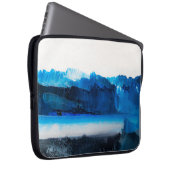 Abstrakte Leinwand: Moderne Kunsttextur. Laptopschutzhülle (Vorne Rechts)