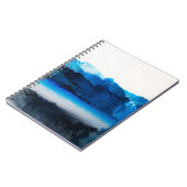 Abstrakte Leinwand: Moderne Kunsttextur. Notizblock (Linke Seite)