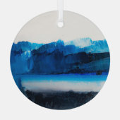 Abstrakte Leinwand: Moderne Kunsttextur. Ornament Aus Glas (Rückseite)