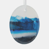 Abstrakte Leinwand: Moderne Kunsttextur. Ornament Aus Glas (Vorderseite Rechts)