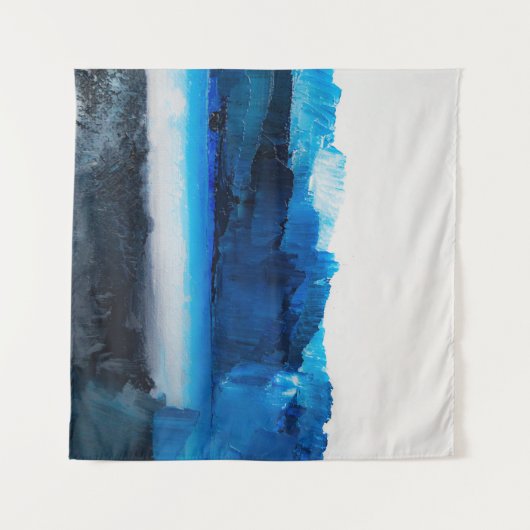 Abstrakte Leinwand: Moderne Kunsttextur. Wandteppich (Vorderseite (Horizontal))