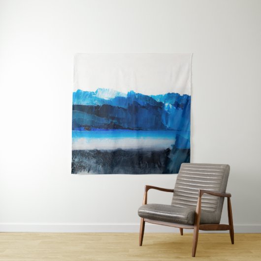 Abstrakte Leinwand: Moderne Kunsttextur. Wandteppich (Beispiel)