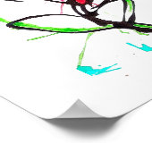 Abstrakte Leinwand Poster (Ecke)