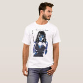 Abstrakte Leinwand T-Shirt (Vorne ganz)