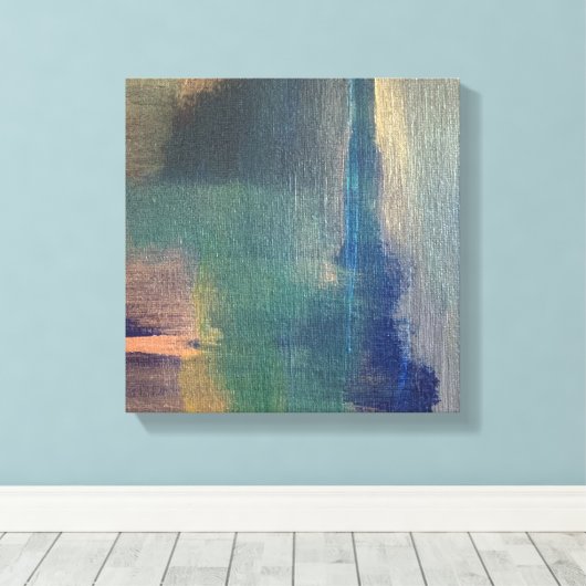 Abstrakte Leinwand-Wandkunst Leinwanddruck (Insitu (Holzboden))