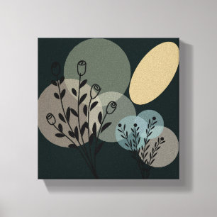 Abstrakte Leinwand Wrap oder Acryldruck   Modern