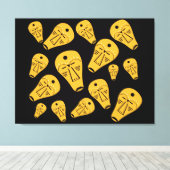 abstrakte leinwanddruck (Insitu (Holzboden))