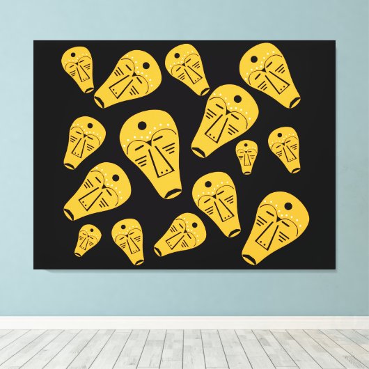 abstrakte leinwanddruck (Insitu (Holzboden))