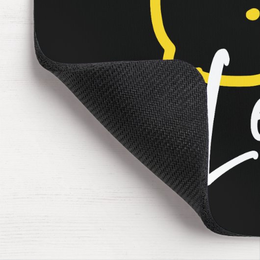 Abstrakte Lemon Illustration - Frische Zitrusfrüch Mousepad (Ecke)