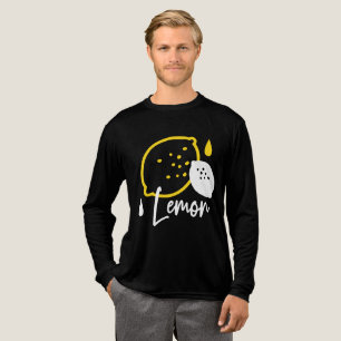 Abstrakte Lemon Illustration - Frische Zitrusfrüch Tri-Blend Shirt