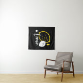 Abstrakte Lemon Illustration - Frische Zitrusfrüch Wandteppich (Beispiel (Horizontal))