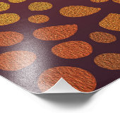 Abstrakte Leopard Kunst Fotodruck (Ecke)