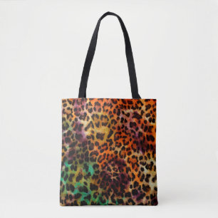 abstrakte Leopardenstruktur Tasche