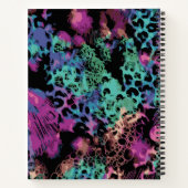 Abstrakte Leopardrucke Notizblock (Rückseite)