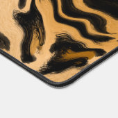 Abstrakte Leopardrucke Schreibtischunterlage (Ecke)