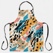 Abstrakte Leopardrucke Schürze (Vorderseite)