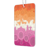 Abstrakte Lesbische Stolperflagge Autolufterfrischer (Links)