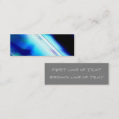 Abstrakte Lesezeichen-Visitenkarte Mini Visitenkarte (Vorne/Hinten)