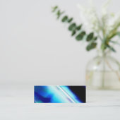 Abstrakte Lesezeichen-Visitenkarte Mini Visitenkarte (Stehend Vorderseite)