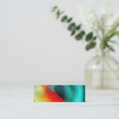 Abstrakte Lesezeichen-Visitenkarte Mini Visitenkarte (Stehend Vorderseite)