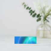 Abstrakte Lesezeichen-Visitenkarte Mini Visitenkarte (Stehend Vorderseite)