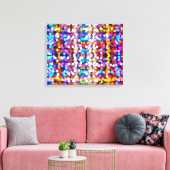 Abstrakte Leuchten Leinwanddruck (Insitu (Wohnzimmer))