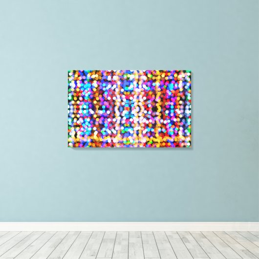 Abstrakte Leuchten Leinwanddruck (Insitu (Holzboden))