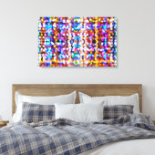 Abstrakte Leuchten Leinwanddruck (Insitu (Schlafzimmer))
