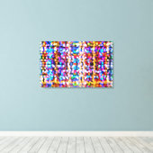 Abstrakte Leuchten Leinwanddruck (Insitu (Holzboden))