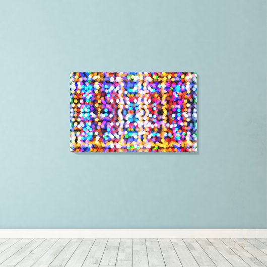 Abstrakte Leuchten Leinwanddruck (Insitu (Holzboden))