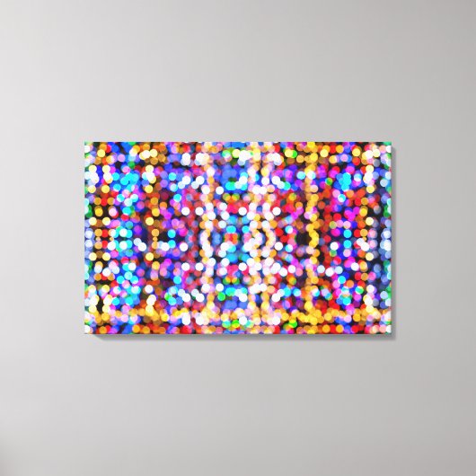 Abstrakte Leuchten Leinwanddruck (Vorderseite)