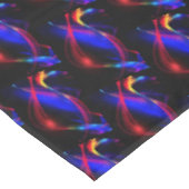 Abstrakte Leuchten - Tischdecke (Schrägansicht)