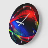 Abstrakte Leuchten Wand Uhr - Schöne (Winkel)