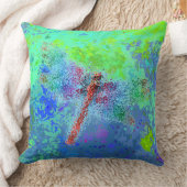 Abstrakte Libelle Kissen (Decke)