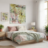 Abstrakte Libellen Wandteppich