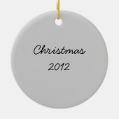 Abstrakte Libellen-Weihnachtsverzierung Keramikornament (Hinten)