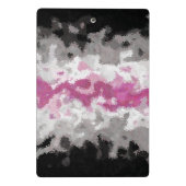 Abstrakte Librafeminine-Stolperflagge Mini Klemmbrett (Rückseite)